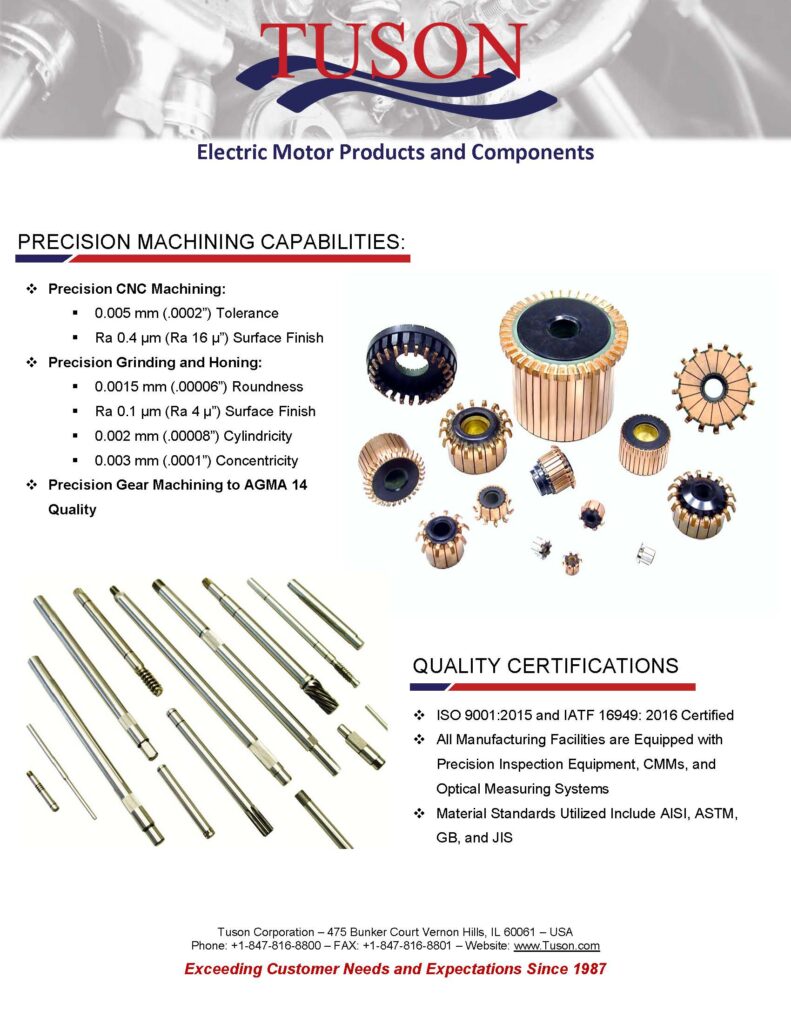 New “Electric Motor Products & Components” Flyer